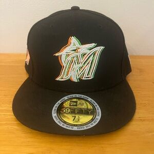 Miami Marlins New Era Fitted Hat